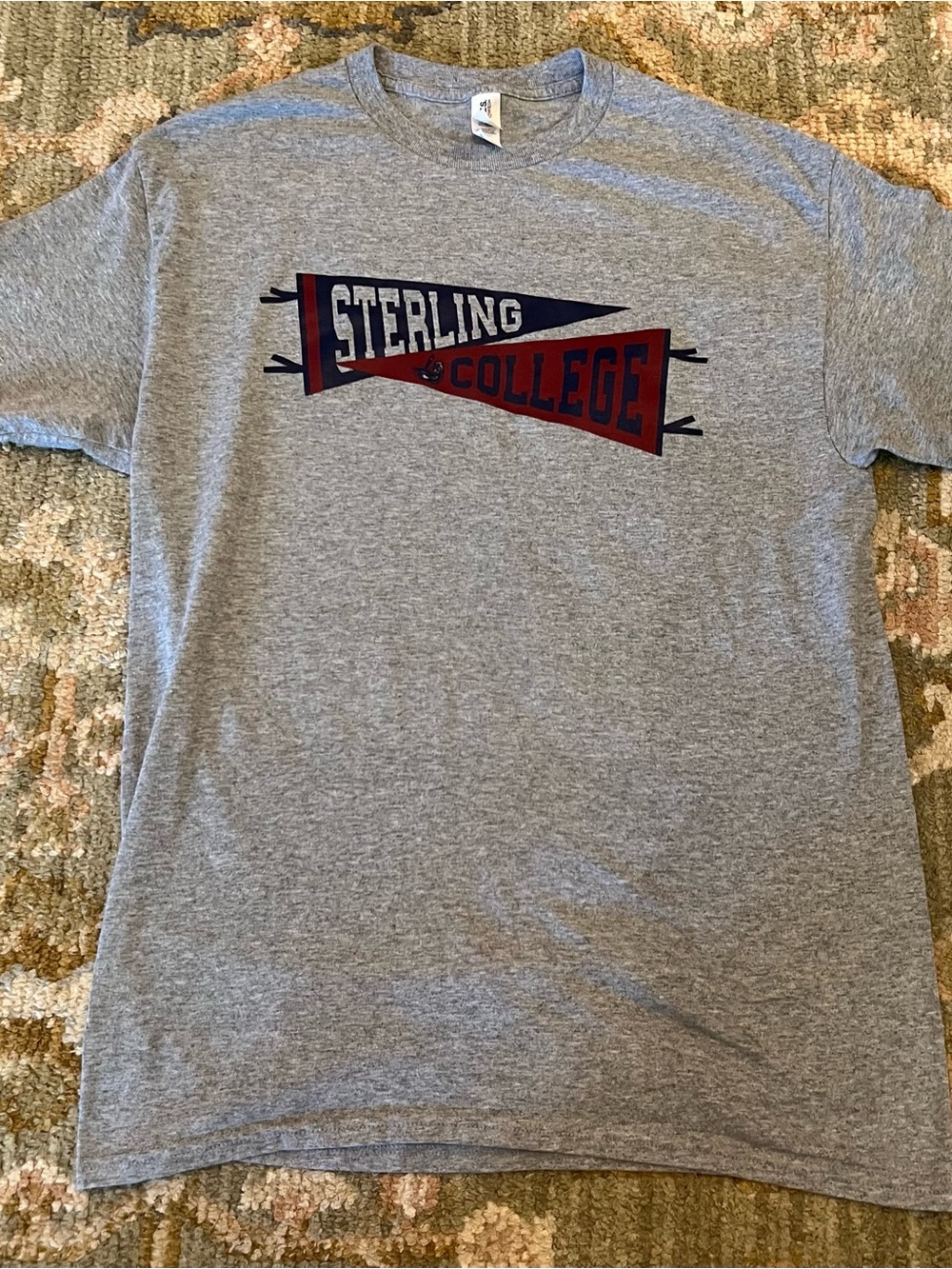 Sterling College Warriors‎ Jerzees Shirt Size Medium Color Grey